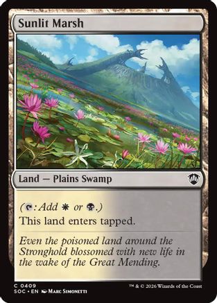Sunlit Marsh  [Commander: Secrets of Strixhaven]