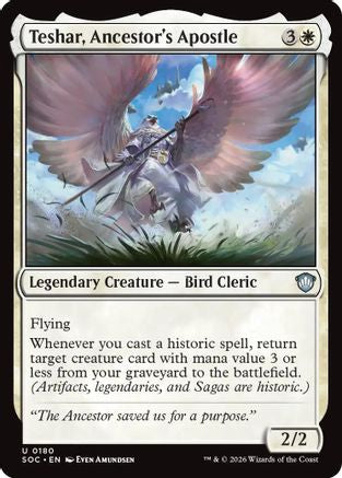 Teshar, Ancestor's Apostle  [Commander: Secrets of Strixhaven]