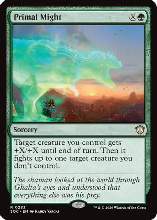 Primal Might  [Commander: Secrets of Strixhaven]