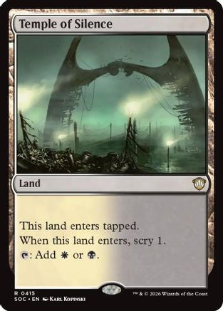 Temple of Silence  [Commander: Secrets of Strixhaven]