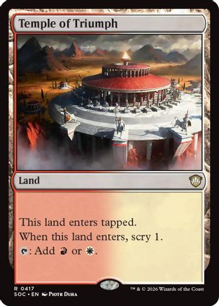 Temple of Triumph  [Commander: Secrets of Strixhaven]