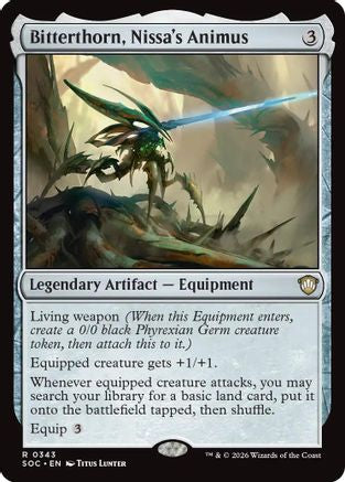 Bitterthorn, Nissa's Animus  [Commander: Secrets of Strixhaven]