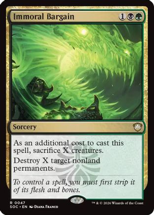 Immoral Bargain  [Commander: Secrets of Strixhaven]