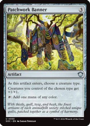 Patchwork Banner  [Commander: Secrets of Strixhaven]