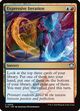 Expressive Iteration  [Commander: Secrets of Strixhaven]