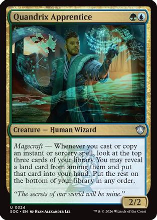 Quandrix Apprentice  [Commander: Secrets of Strixhaven]
