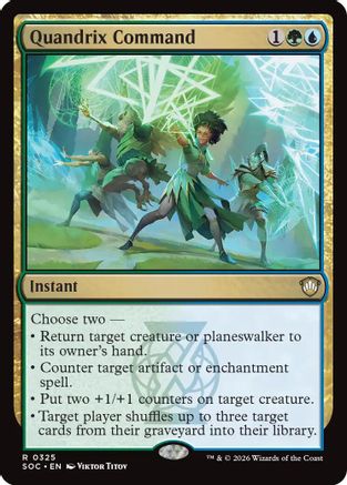 Quandrix Command  [Commander: Secrets of Strixhaven]