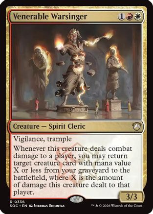 Venerable Warsinger  [Commander: Secrets of Strixhaven]