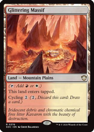 Glittering Massif  [Commander: Secrets of Strixhaven]