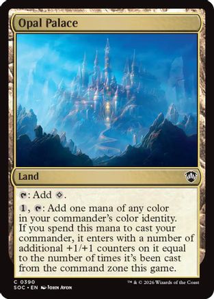 Opal Palace  [Commander: Secrets of Strixhaven]