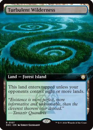 Turbulent Wilderness (Extended Art)  [Commander: Secrets of Strixhaven]