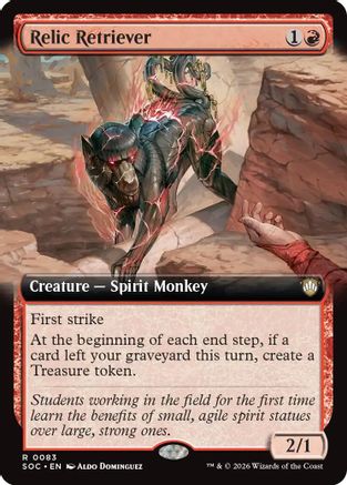 Relic Retriever (Extended Art)  [Commander: Secrets of Strixhaven]