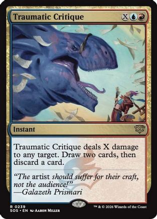 Traumatic Critique  [Secrets of Strixhaven] Foil