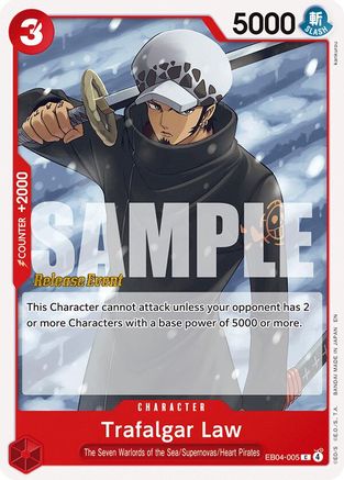 Trafalgar Law (EB04-005) - [Adventure on Kami's Island Release Event Cards]