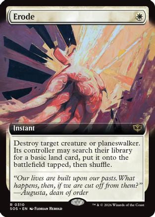 Erode (Extended Art)  [Secrets of Strixhaven]