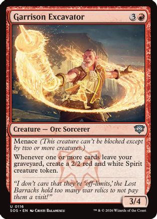 Garrison Excavator  [Secrets of Strixhaven]