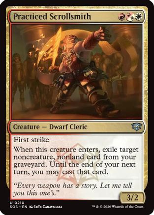 Practiced Scrollsmith  [Secrets of Strixhaven]