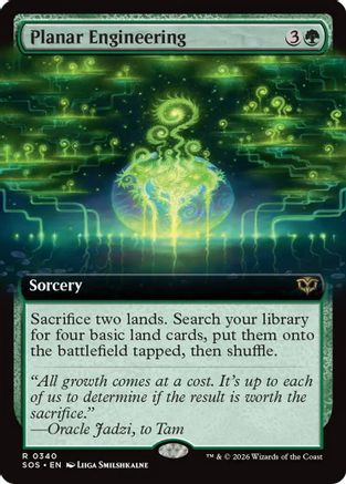 Planar Engineering (Extended Art)  [Secrets of Strixhaven] Foil