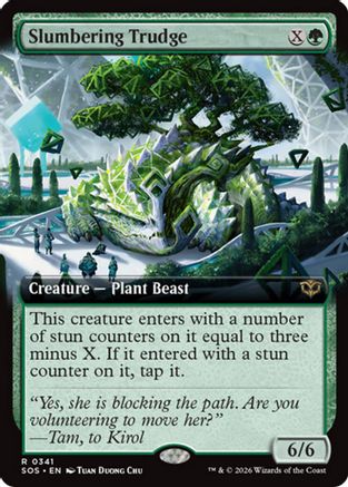 Slumbering Trudge (Extended Art)  [Secrets of Strixhaven]