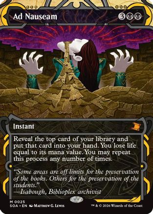 Ad Nauseam  [Secrets of Strixhaven: Mystical Archive] Foil