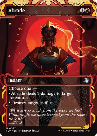 Abrade  [Secrets of Strixhaven: Mystical Archive]