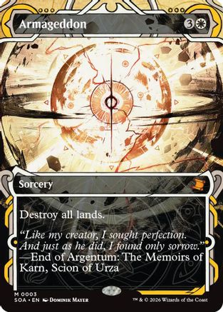 Armageddon  [Secrets of Strixhaven: Mystical Archive] Foil