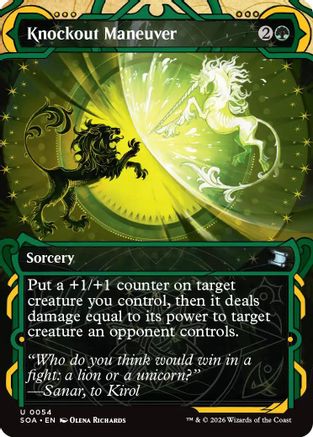 Knockout Maneuver  [Secrets of Strixhaven: Mystical Archive] Foil