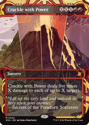 Crackle with Power  [Secrets of Strixhaven: Mystical Archive]