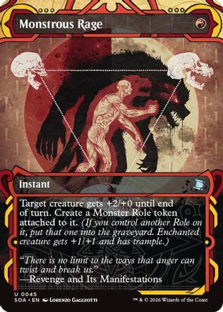 Monstrous Rage  [Secrets of Strixhaven: Mystical Archive] Foil