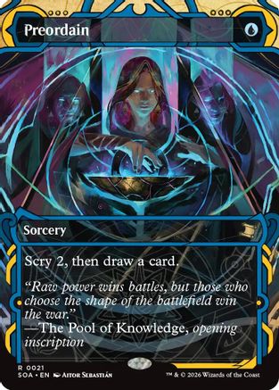 Preordain  [Secrets of Strixhaven: Mystical Archive] Foil