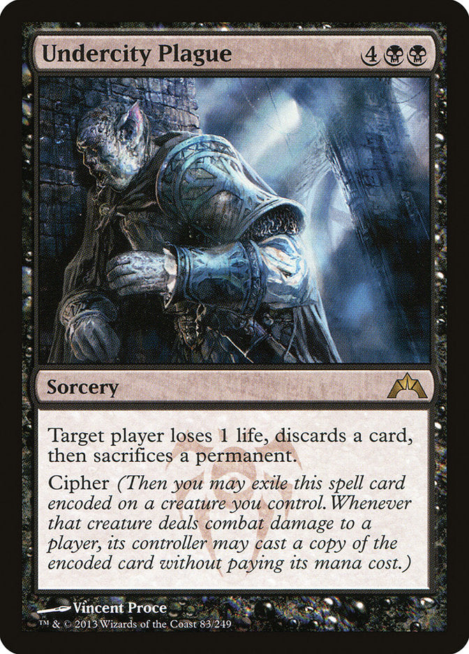 Undercity Plague [Gatecrash] Foil