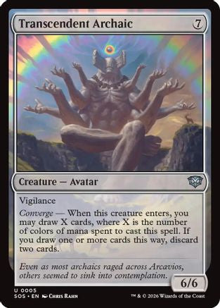 Transcendent Archaic  [Secrets of Strixhaven] Foil