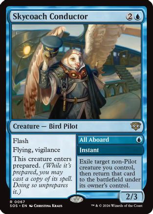 Skycoach Conductor  [Secrets of Strixhaven] Foil