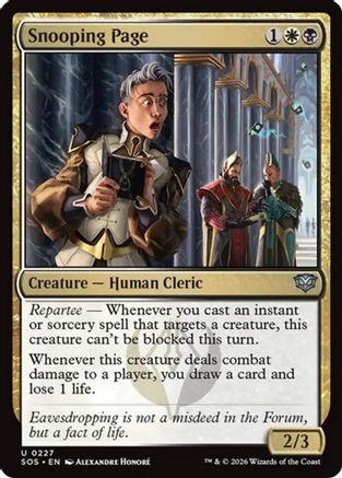 Snooping Page  [Secrets of Strixhaven] Foil