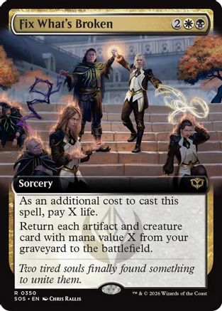 Fix What's Broken (Extended Art)  [Secrets of Strixhaven]