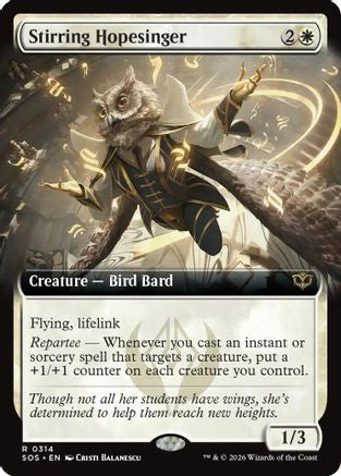 Stirring Hopesinger (Extended Art)  [Secrets of Strixhaven]