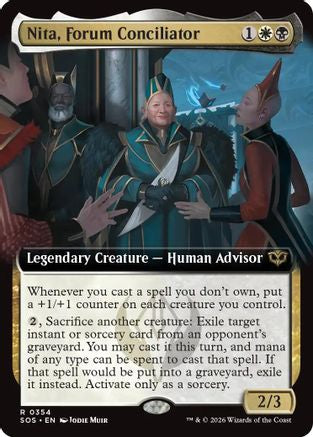 Nita, Forum Conciliator (Extended Art)  [Secrets of Strixhaven] Foil