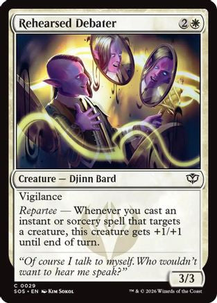 Rehearsed Debater  [Secrets of Strixhaven]