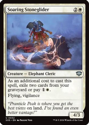 Soaring Stoneglider  [Secrets of Strixhaven] Foil
