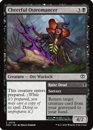 Cheerful Osteomancer  [Secrets of Strixhaven] Foil