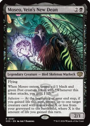 Moseo, Vein's New Dean  [Secrets of Strixhaven] Foil