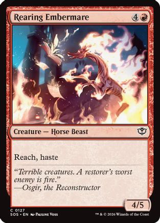 Rearing Embermare  [Secrets of Strixhaven]