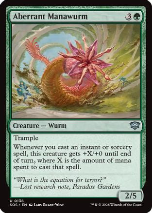 Aberrant Manawurm  [Secrets of Strixhaven] Foil