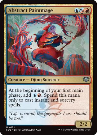 Abstract Paintmage  [Secrets of Strixhaven] Foil