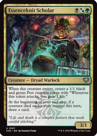 Essenceknit Scholar  [Secrets of Strixhaven] Foil