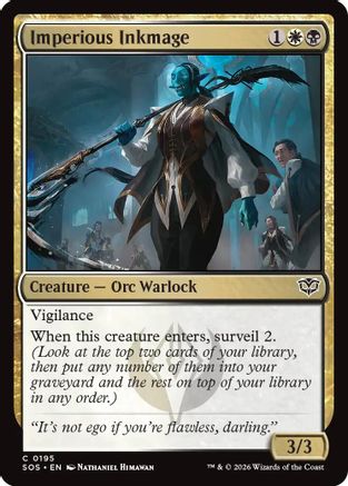 Imperious Inkmage  [Secrets of Strixhaven]