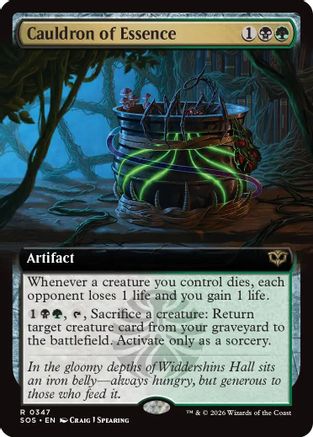 Cauldron of Essence (Extended Art)  [Secrets of Strixhaven]