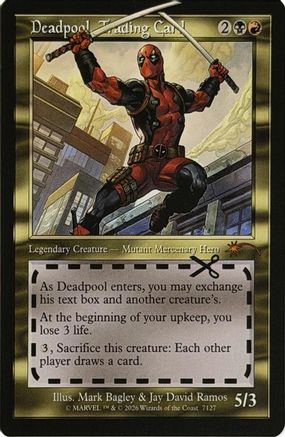 Deadpool, Trading Card (7127)  [Secret Lair Drop Series] Foil