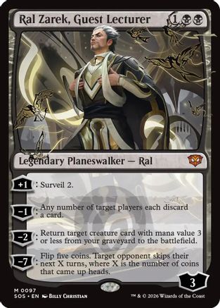 Ral Zarek, Guest Lecturer  [Promo Pack: Secrets of Strixhaven] Foil