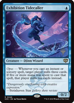 Exhibition Tidecaller  [Promo Pack: Secrets of Strixhaven] Foil